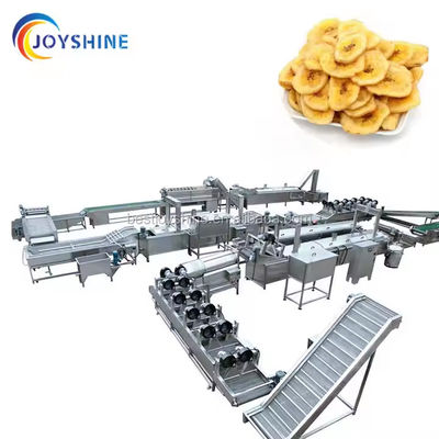 50kg/H-1000Kg/H Fully Automatic Fresh Banana Chips Production Line Plantain Chips Processing Machine